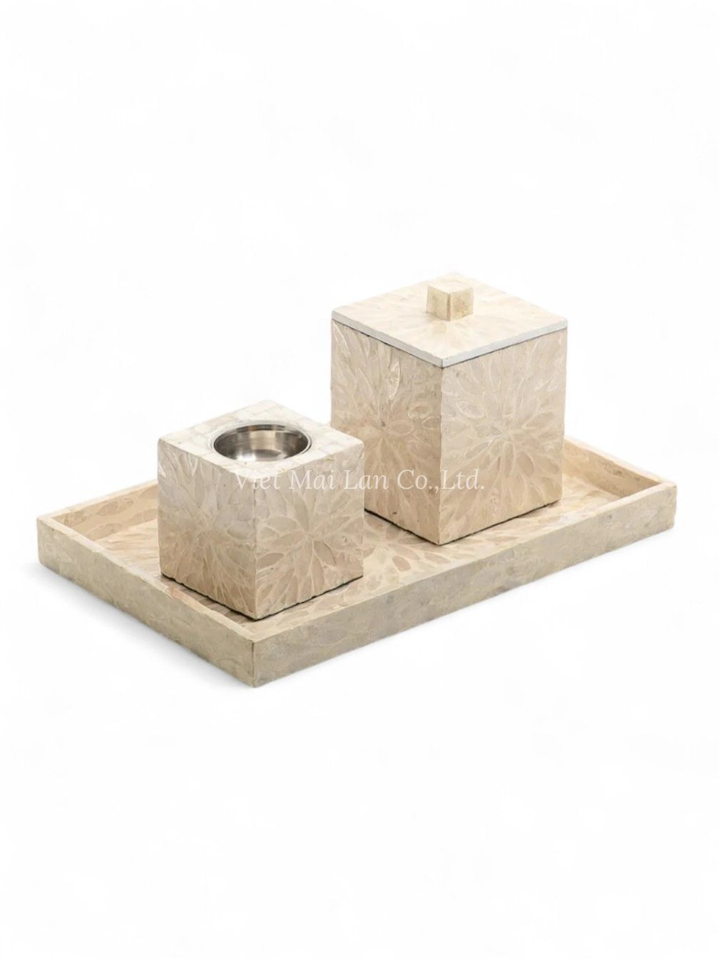 Natural White Shell Incense Set (2)