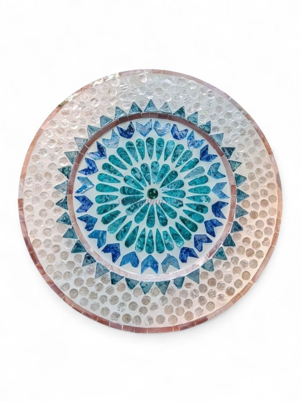 Ocean Tone Shell Charger Plates