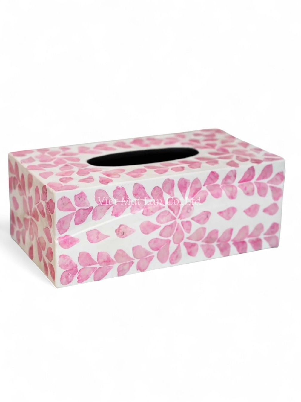 Pink Modern Mother Of Pearl Tissue Box (1)