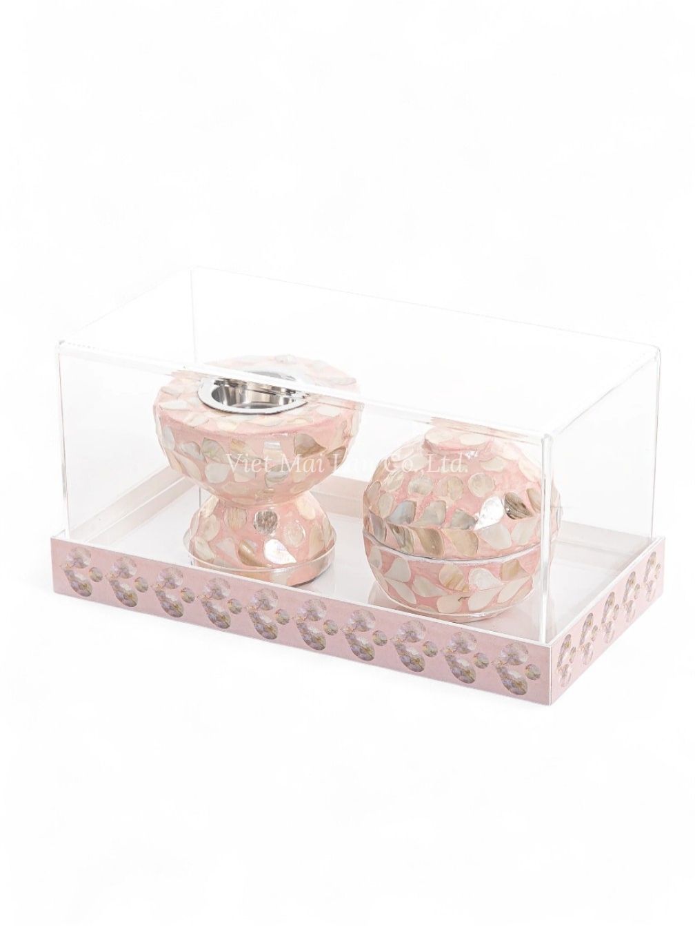 Pink Mother Of Pearl Incense Set (2)