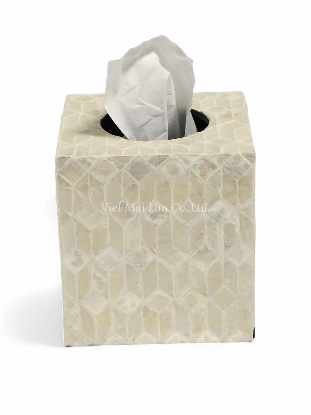 Polished Mother Of Pearl Tissue Box (1)