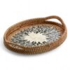 Premium Oval Mop Tray With Rattan (2)