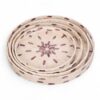 Radiant Mother Of Pearl Serving Tray With Handle (2)