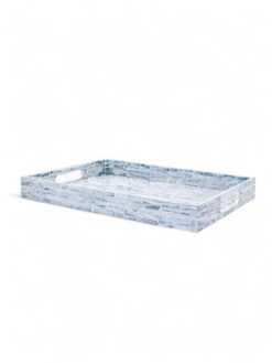 Radiant Rectangular Mother Of Pearl Serving Tray (1)