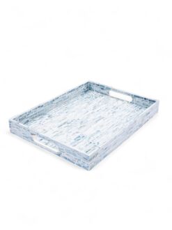 Radiant Rectangular Mother Of Pearl Serving Tray (2)