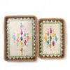 Radiant Rectangular Mother Of Pearl Serving Tray Pair (1)