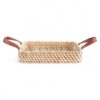 Radiant Square Rattan Mother Of Pearl Serving Tray (3)