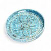 Ramadan Blue Mother Of Pearl Serving Tray Set (2)