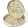 Ramadan Gift Mother Of Pearl Serving Tray Set (2)
