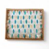 Rectangle Rattan Mother Of Pearl Serving Tray (3)