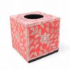 Red Classic Mother Of Pearl Tissue Box (1)