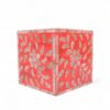 Red Classic Mother Of Pearl Tissue Box (2)