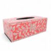 Red Elegant Mother Of Pearl Tissue Box (2)