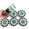 Round Mother Of Pearl Coaster Set (3)