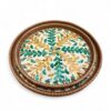 Round Mother Of Pearl Serving Tray With Rattan (3)