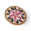 Ruby Glow Mother Of Pearl Coaster Set (3)