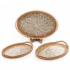 Rustic Oval Mop Tray With Rattan (1)