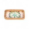 Set Rattan And Mother Of Pearl Tray (4)