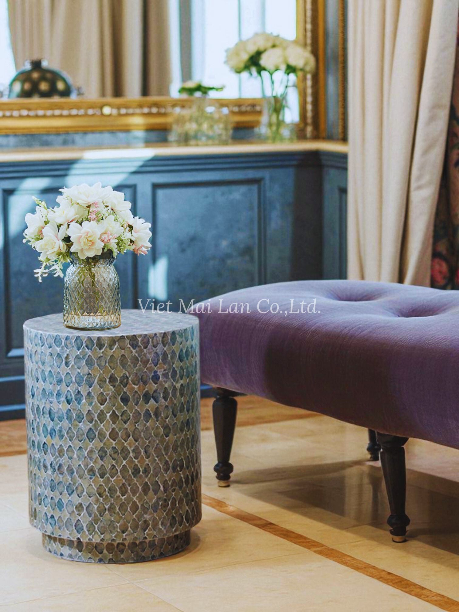 The Harmony Of Tradition And Modern Creativity In Mother Of Pearl Stools