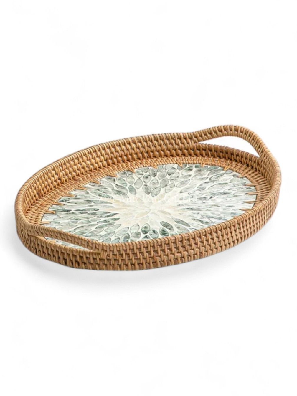 Timeless Oval Mop Tray With Rattan (2)