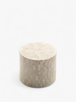 White Natural Shell Cake Stand (4)