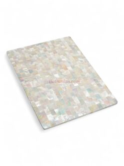 White Rectangle Shell Placemats
