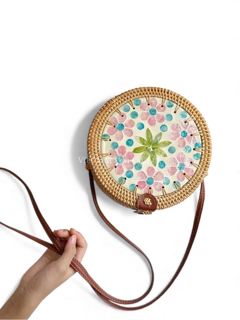 Beach Floral Shell Bag (1)