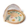 Floral Round Shell Food Cover (2)