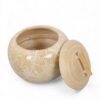 Glossy Egg Shell Bamboo Jar (1)