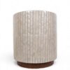 Grey Mother Of Pearl Stool (2)
