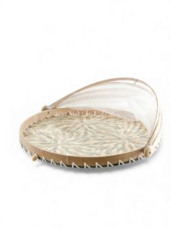 Handcrafted Artisan Shell Food Cover