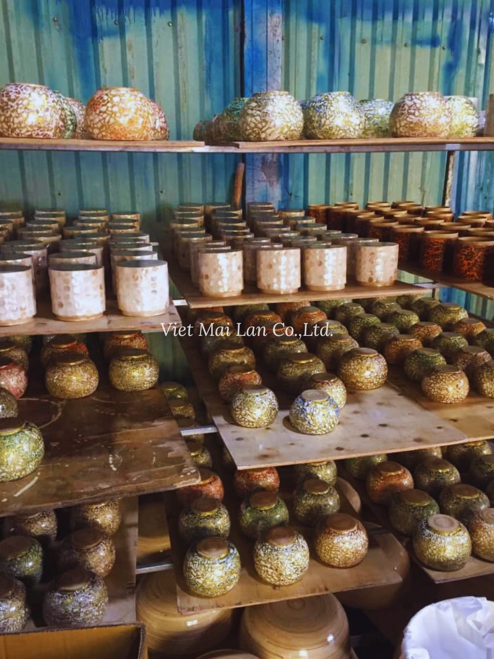 Handmade Mother Of Pearl Jar Manufacturer