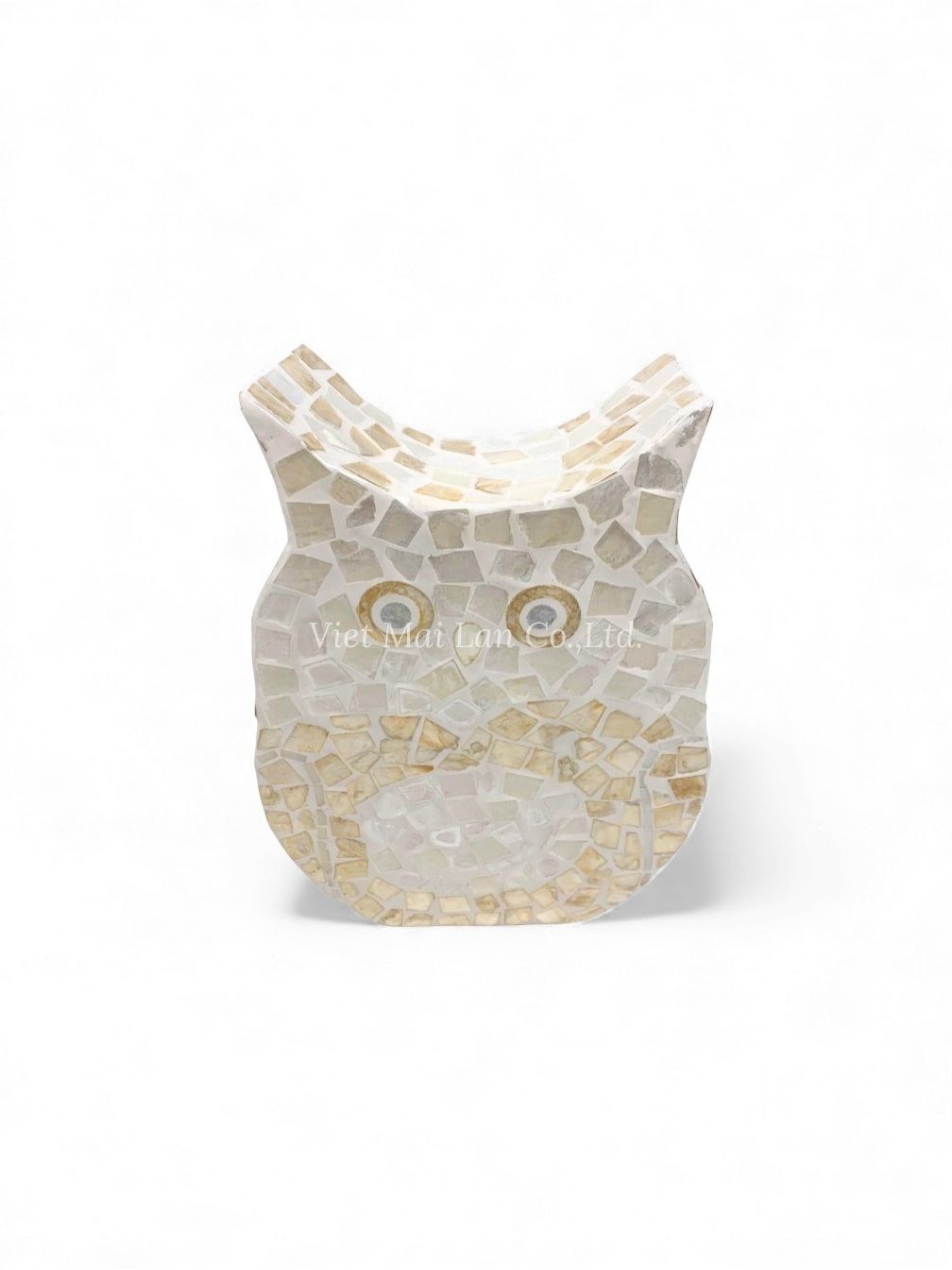 Handmade Mother Of Pearl Owl Figurine (1)