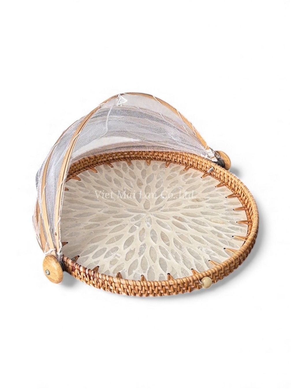 Ivory Shell Food Cover (1)