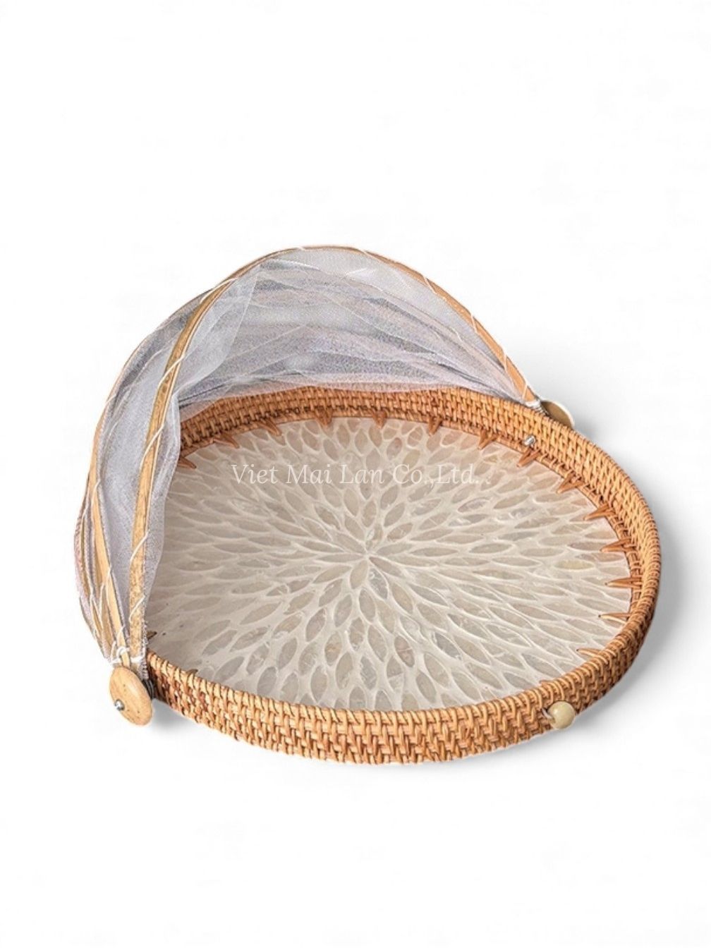 Ivory Shell Food Cover (2)