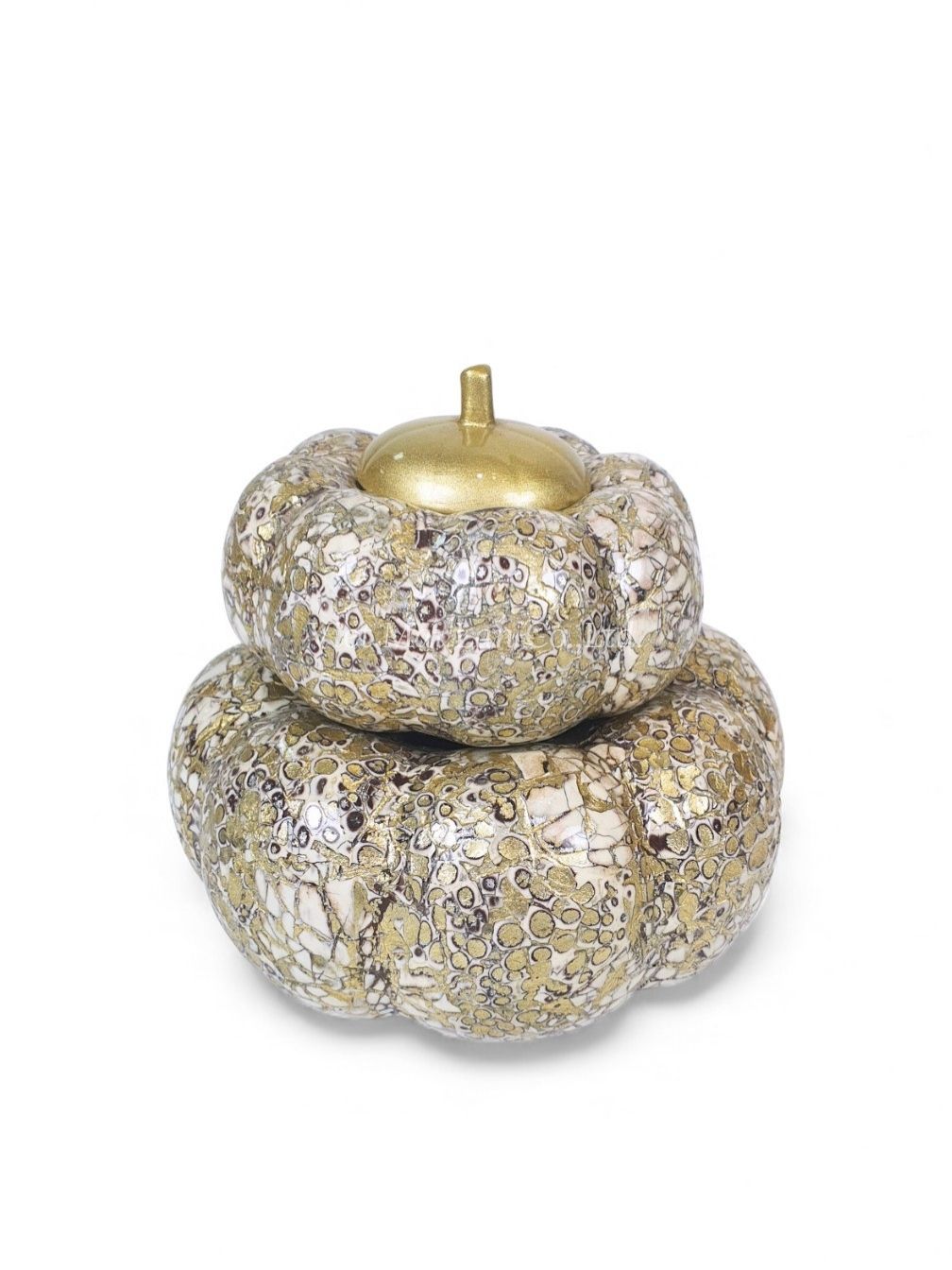 Lacquer Pumpkin With Lid (1)