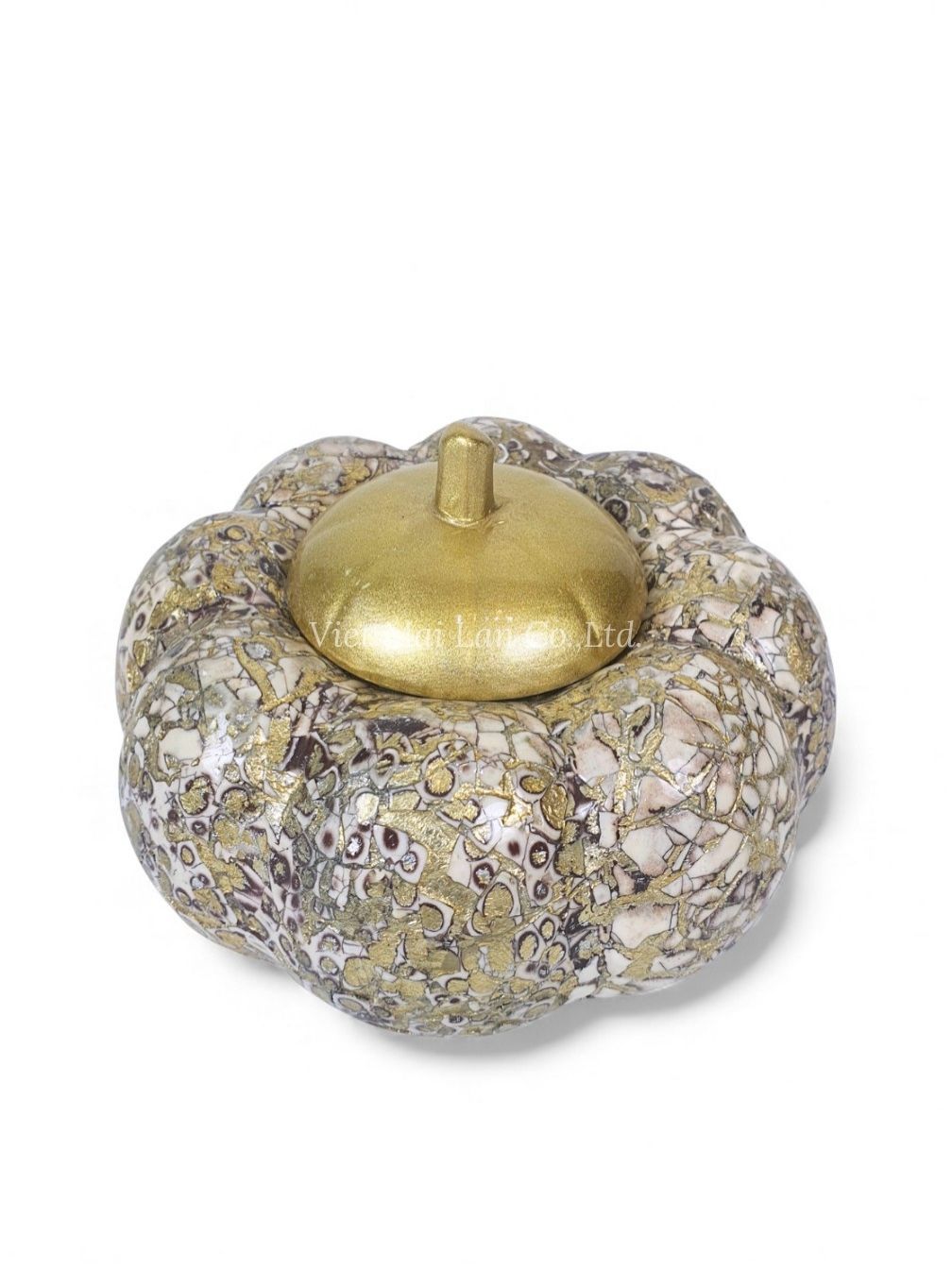 Lacquer Pumpkin With Lid (2)