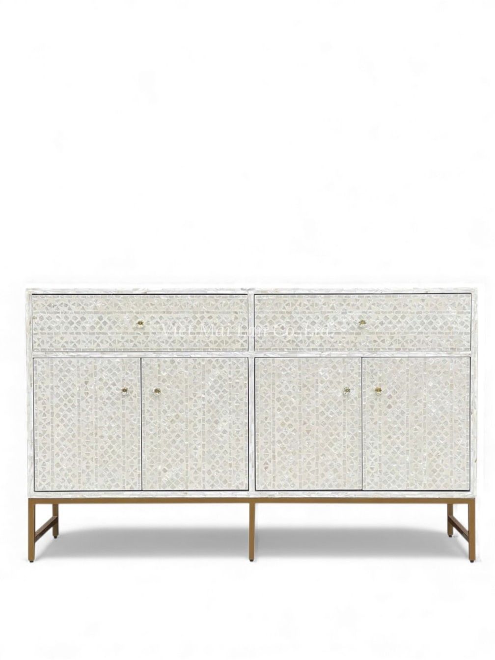 Modern White Mother Of Pearl Cabinet (2)