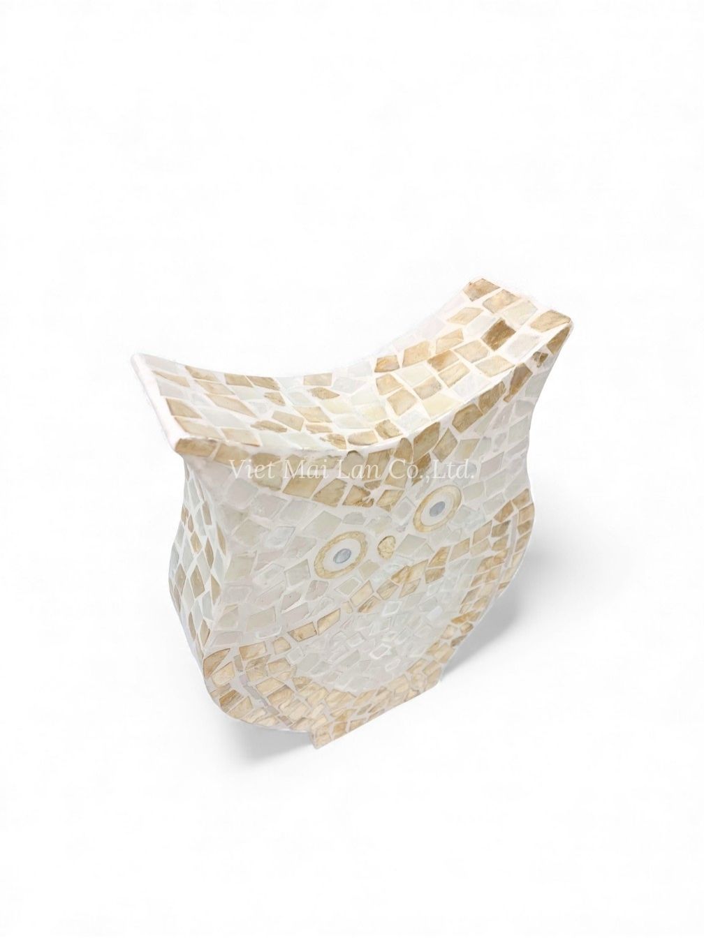 Mother Of Pearl Owl Figurine For Gift (1)