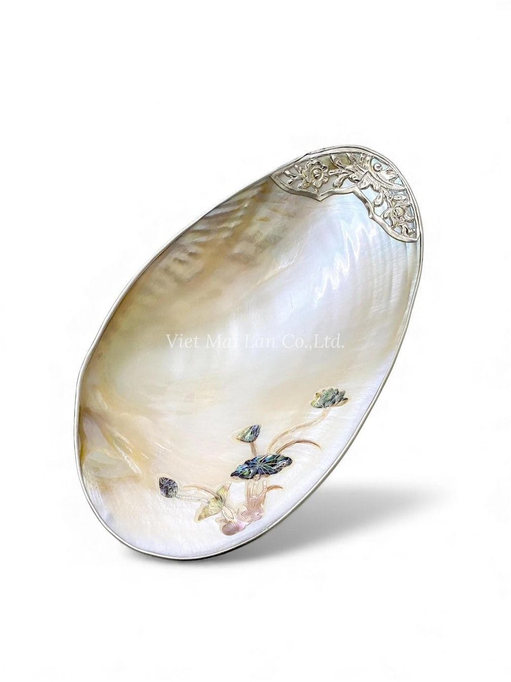 Mother Of Pearl Seashell Dish For Jewelry (1)