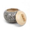 Natural Egg Shell Bamboo Jar (1)