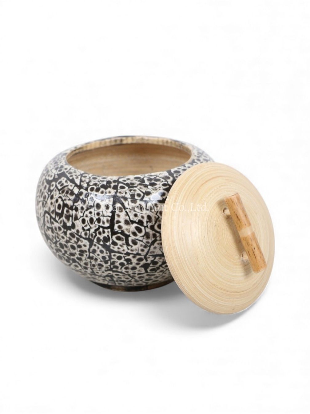 Natural Egg Shell Bamboo Jar (1)