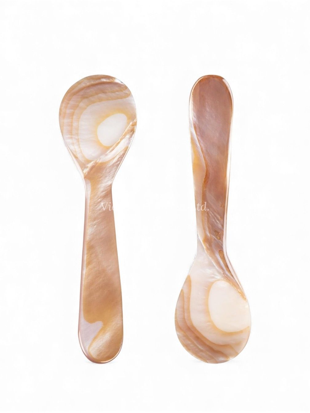 Natural Finish Mother Of Pearl Caviar Spoon (3)