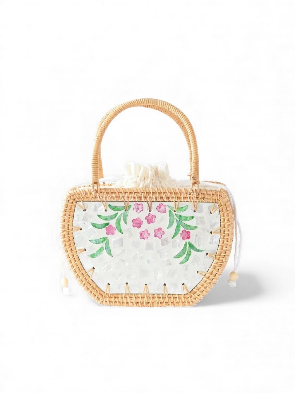 Natural Shell Bag For Beach Day (1)