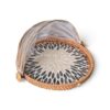 Natural Shell Food Cover With Rattan (1)