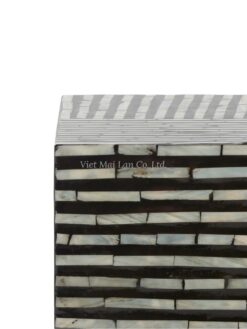 Natural Square Mother Of Pearl Stool (2)