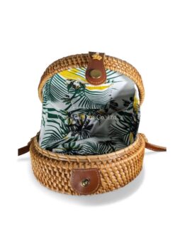 Natural Woven Rattan Shell Bag (2)