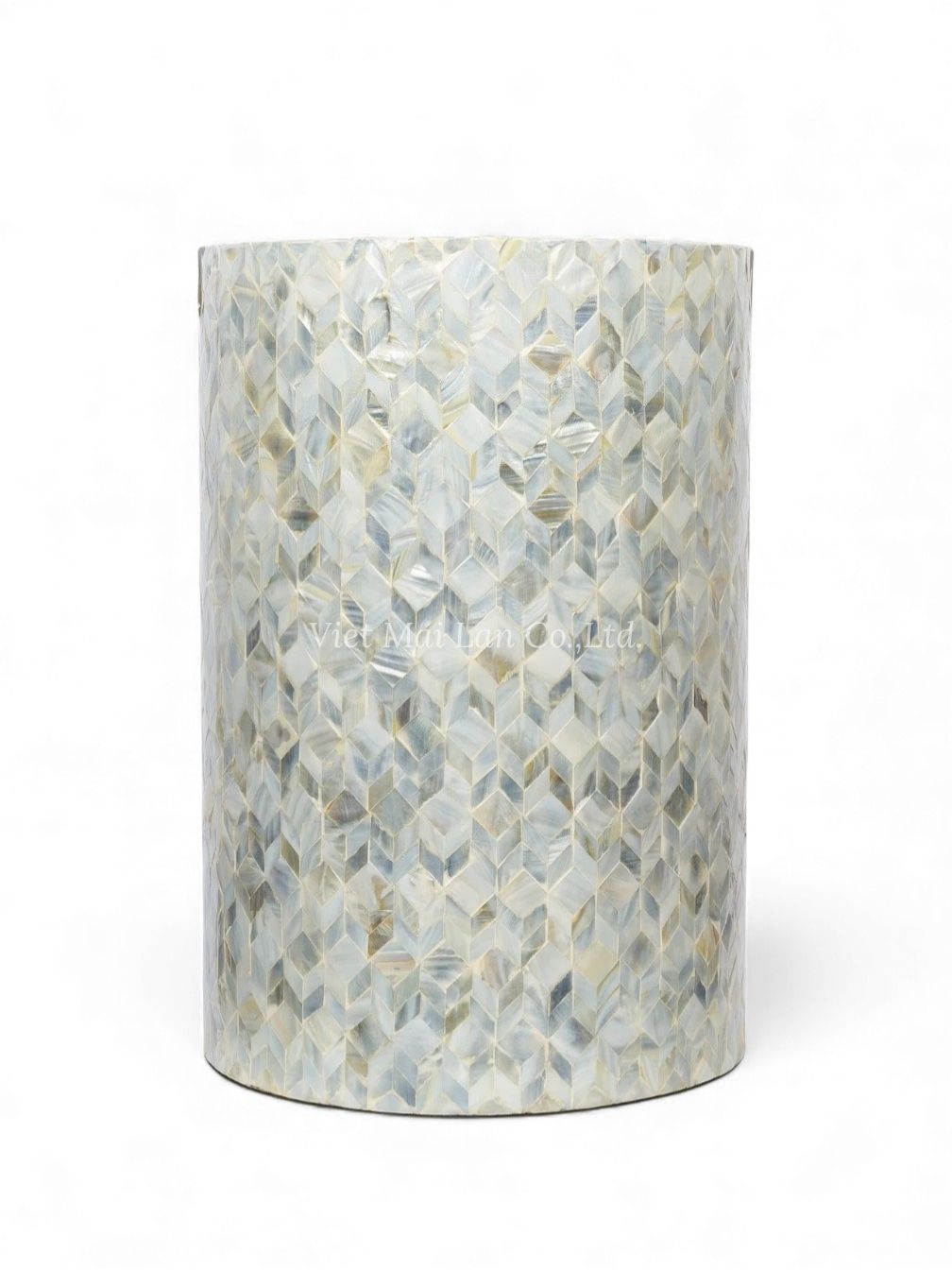 Ocean Inspired Mother Of Pearl Stool (1)