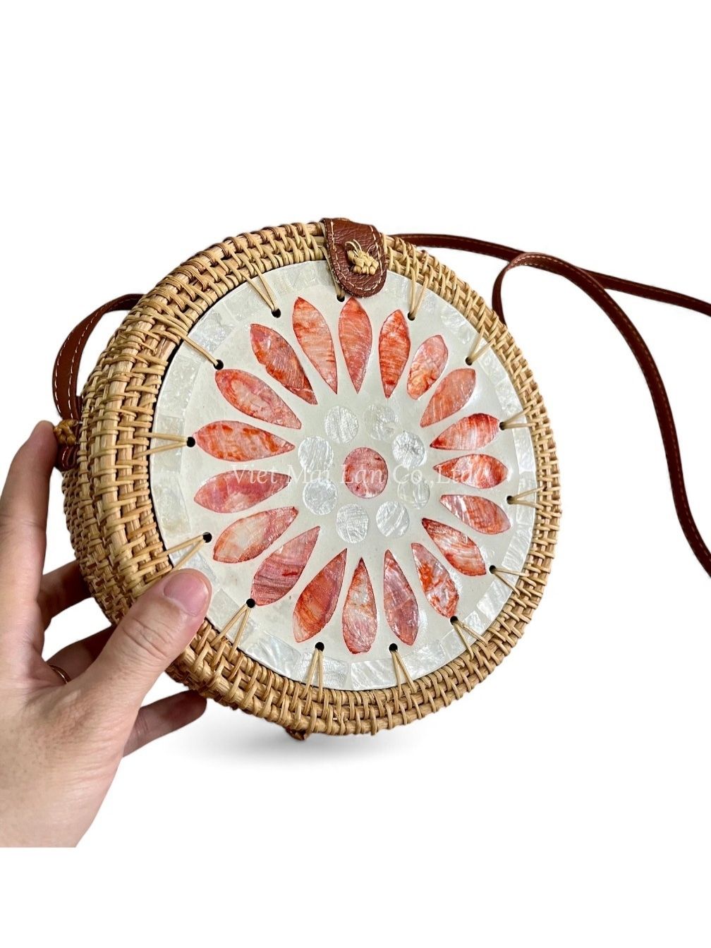 Orange Natural Shell Bag (2)