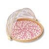 Pink Floral Shell Food Cover (2)